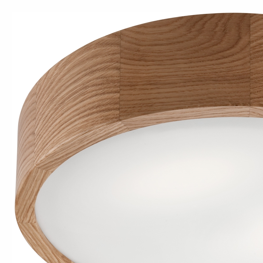 Plafon łazienkowy OAK 3xE27/15W/230V dąb ø 37 cm IP54