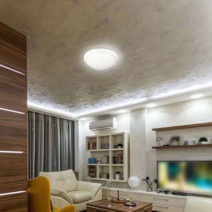 Plafon łazienkowy z czujnikiem 1xE27/60W/230V IP44 ø 29,6 cm