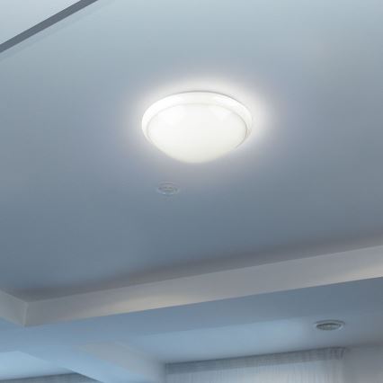 Plafon łazienkowy z czujnikiem 1xE27/60W/230V IP44 ø 29,6 cm