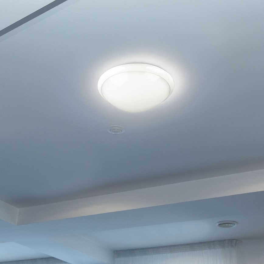 Plafon łazienkowy z czujnikiem 1xE27/60W/230V IP44 ø 29,6 cm
