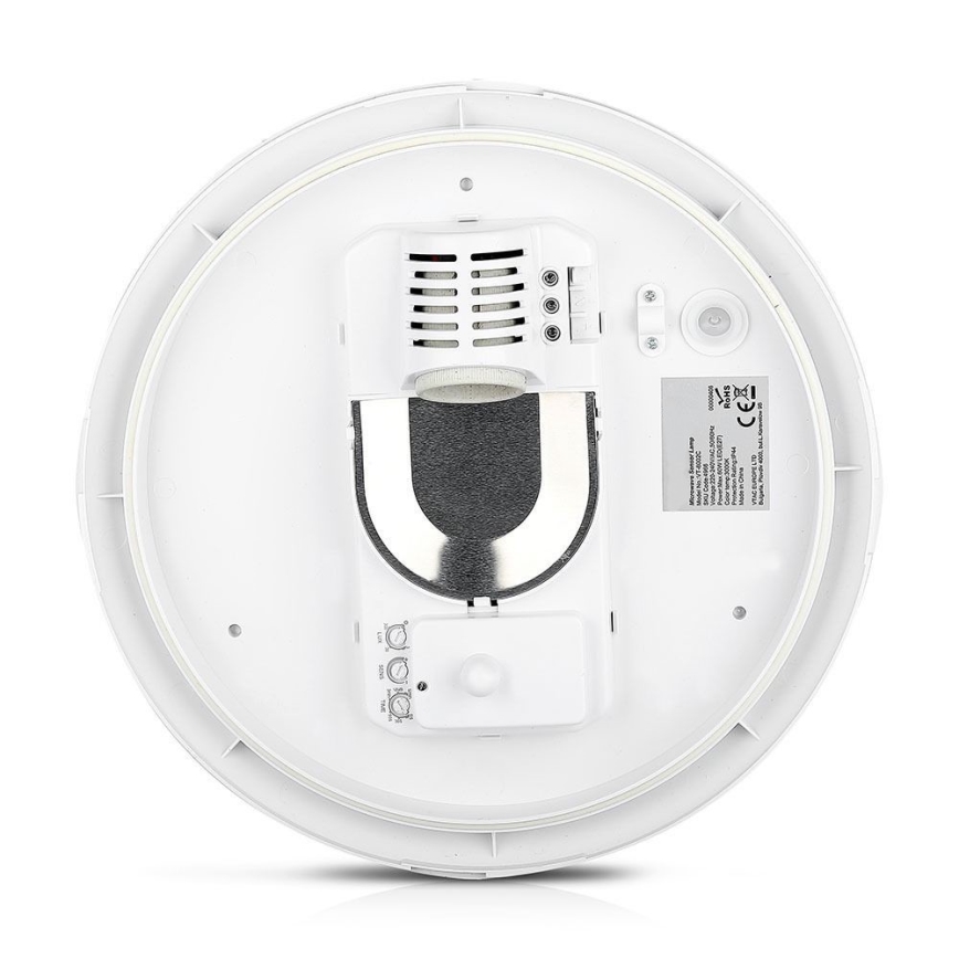 Plafon łazienkowy z czujnikiem 1xE27/60W/230V IP44 ø 29,6 cm