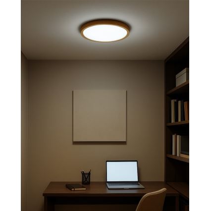 Plafon LED 18 W/230 V, 3000/4000/6500 K, Ø 23 cm, beżowy