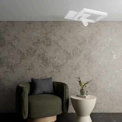 Plafon LED 38W/230V + 1xGU10/30W biały