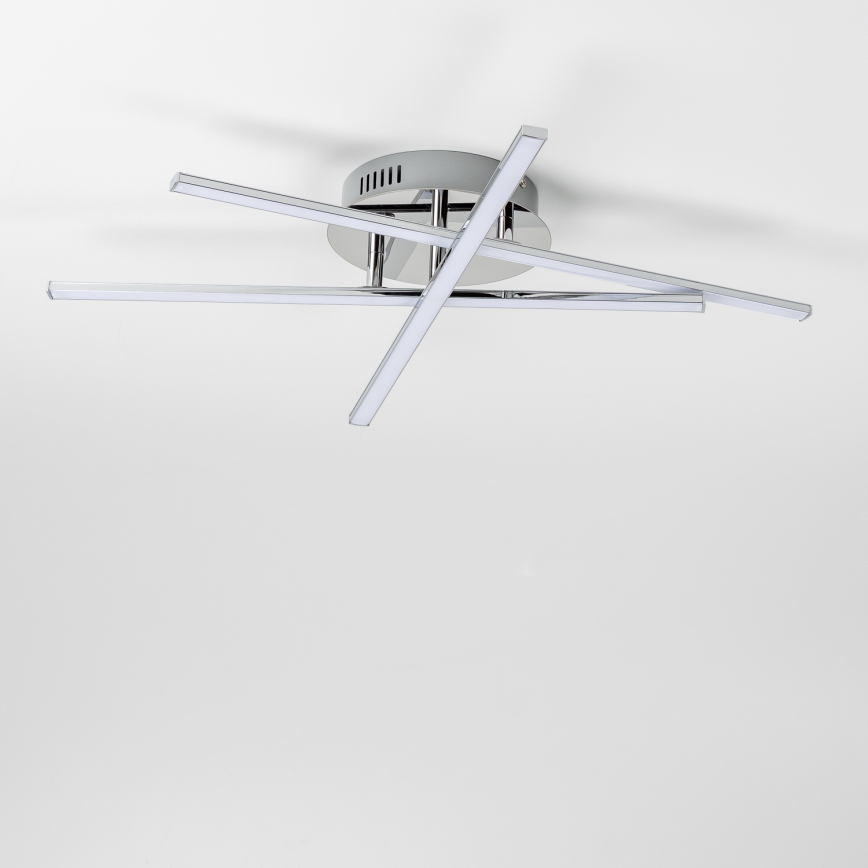 Plafon LED 3xLED/3W/230V, błyszczący chrom