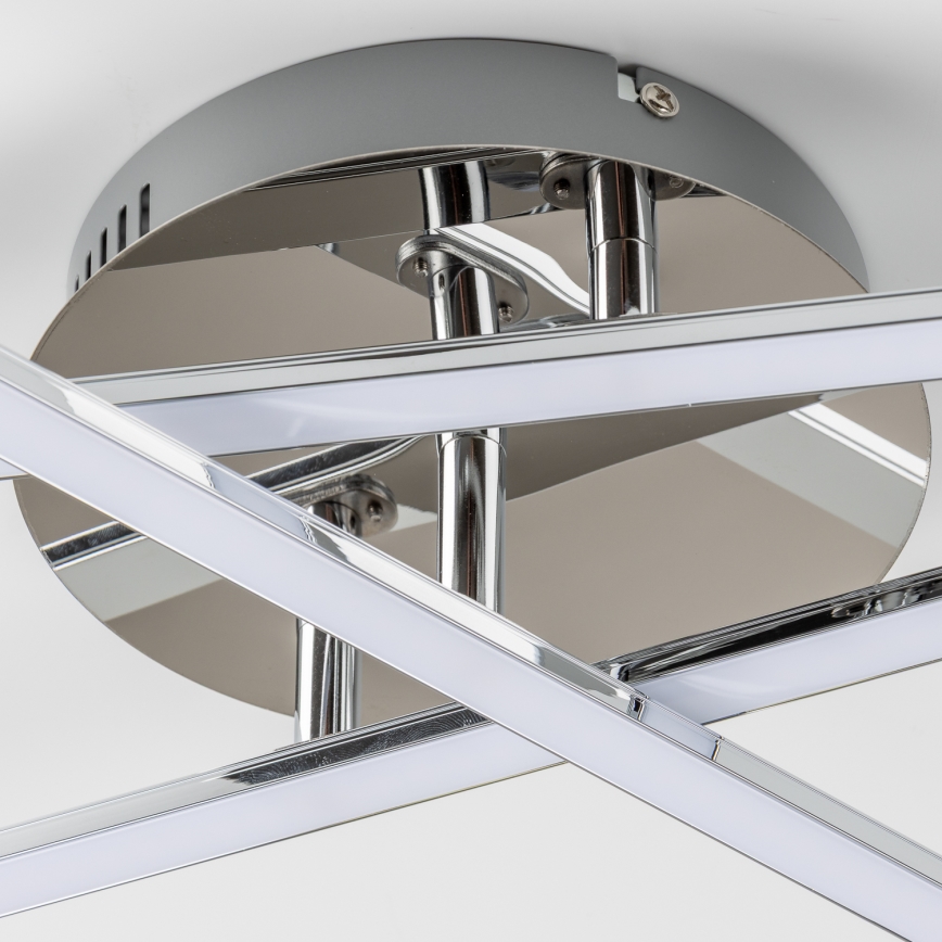 Plafon LED 3xLED/3W/230V, błyszczący chrom