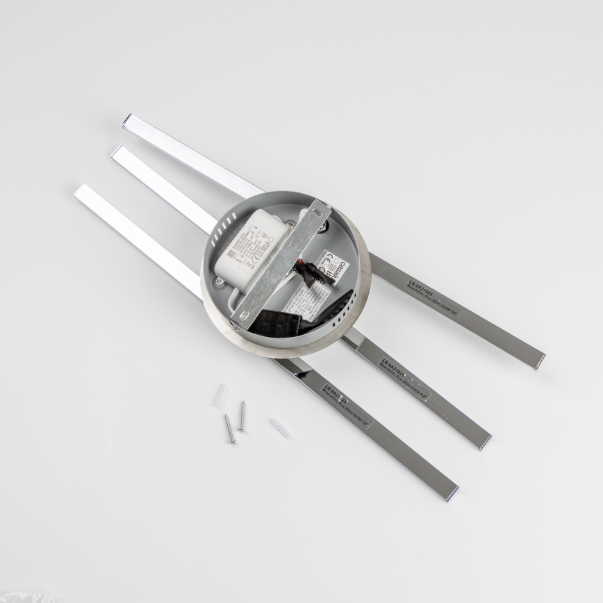 Plafon LED 3xLED/3W/230V, błyszczący chrom