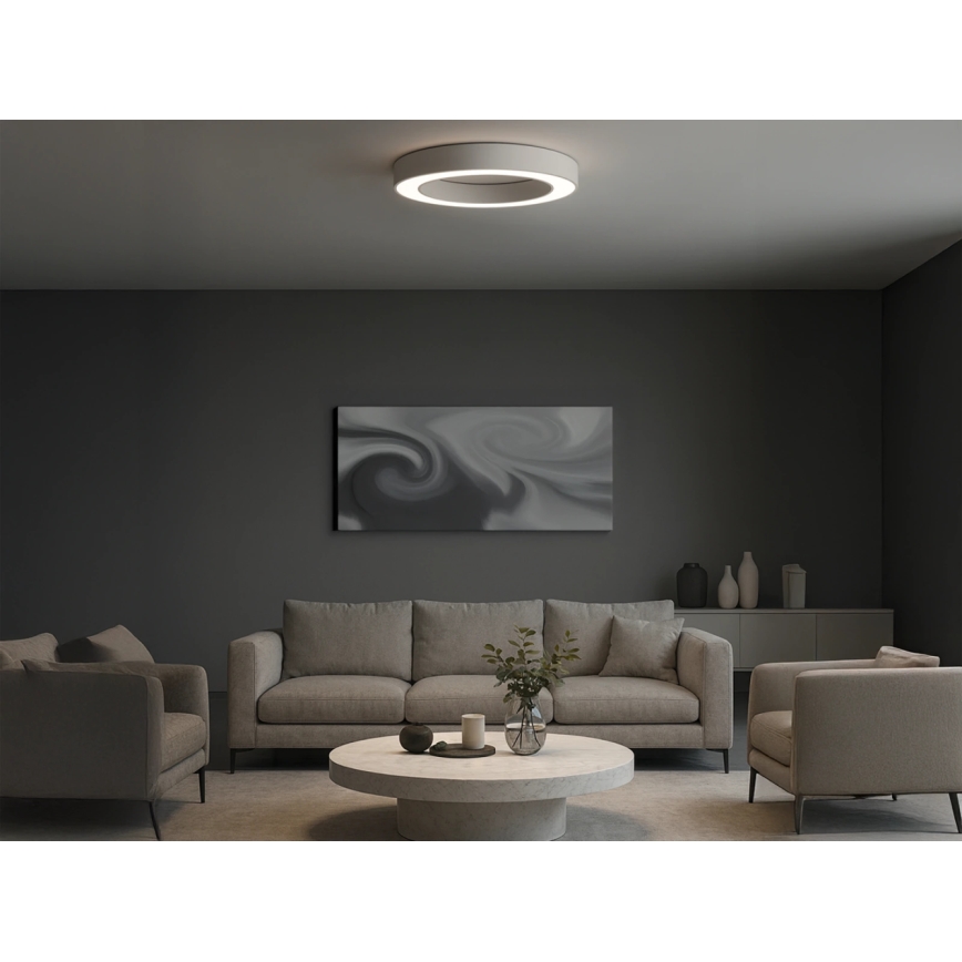 Plafon LED/80W/230V 3000/4000/6500K śr. 80 cm biały