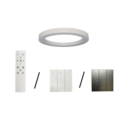 Plafon LED/80W/230V 3000/4000/6500K śr. 80 cm biały