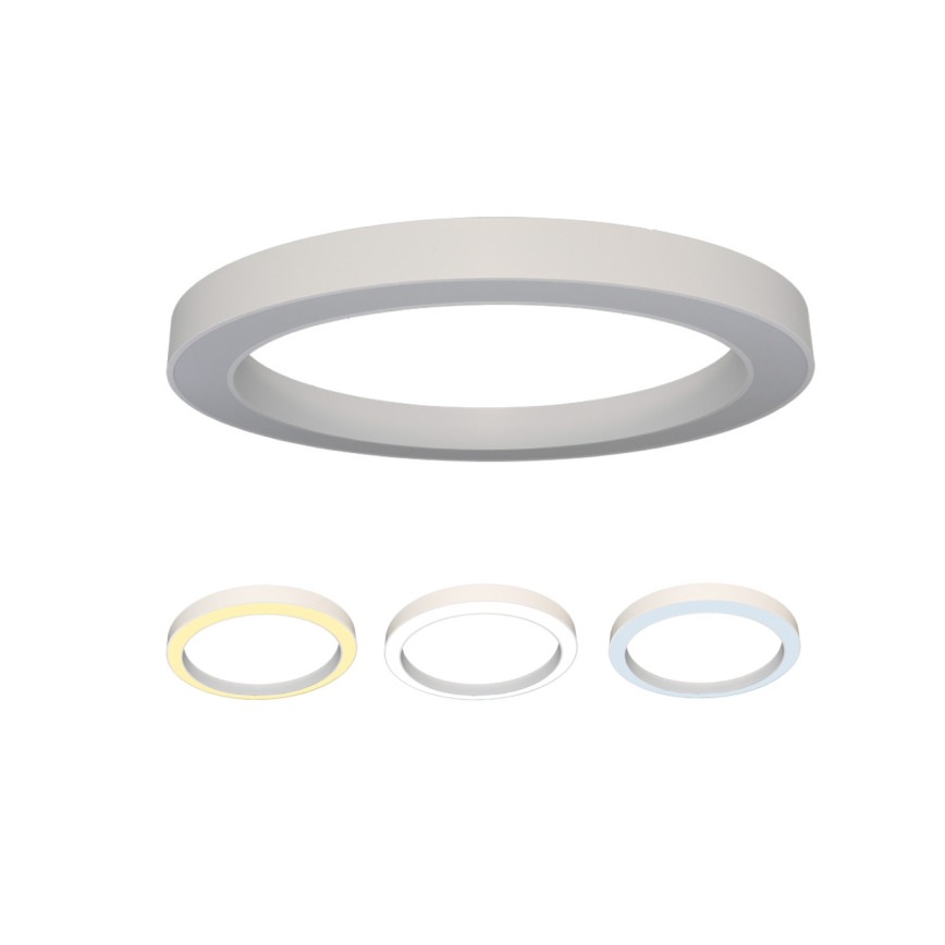 Plafon LED/80W/230V 3000/4000/6500K śr. 80 cm biały