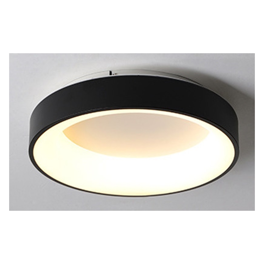 Plafon LED DRAX LED/32W/230V 3000-6000K śr. 38 cm czarny