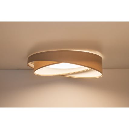 Plafon LED GALAXY MODERN LED/24W/230V śr. 55 cm beżowy/biały