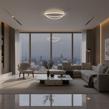 Plafon LED HALO LED/38W/230V Ø 50 cm czarny