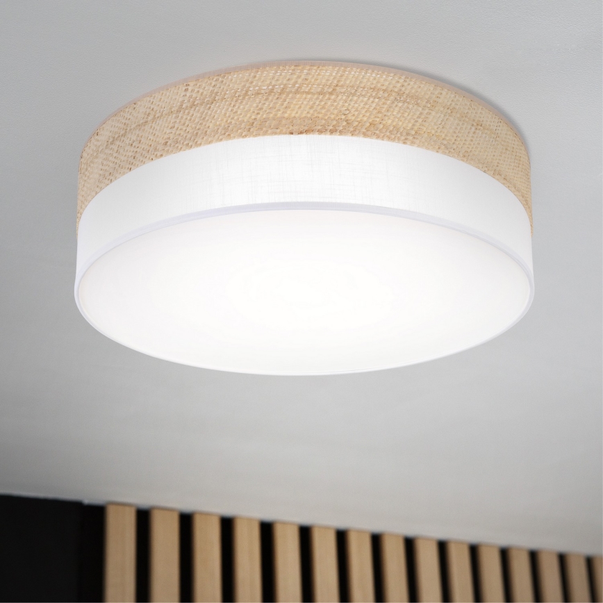 Lampa sufitowa LED SIRJA BOHO LED/36W/230V 4000K śr. 45 cm beżowa/biała