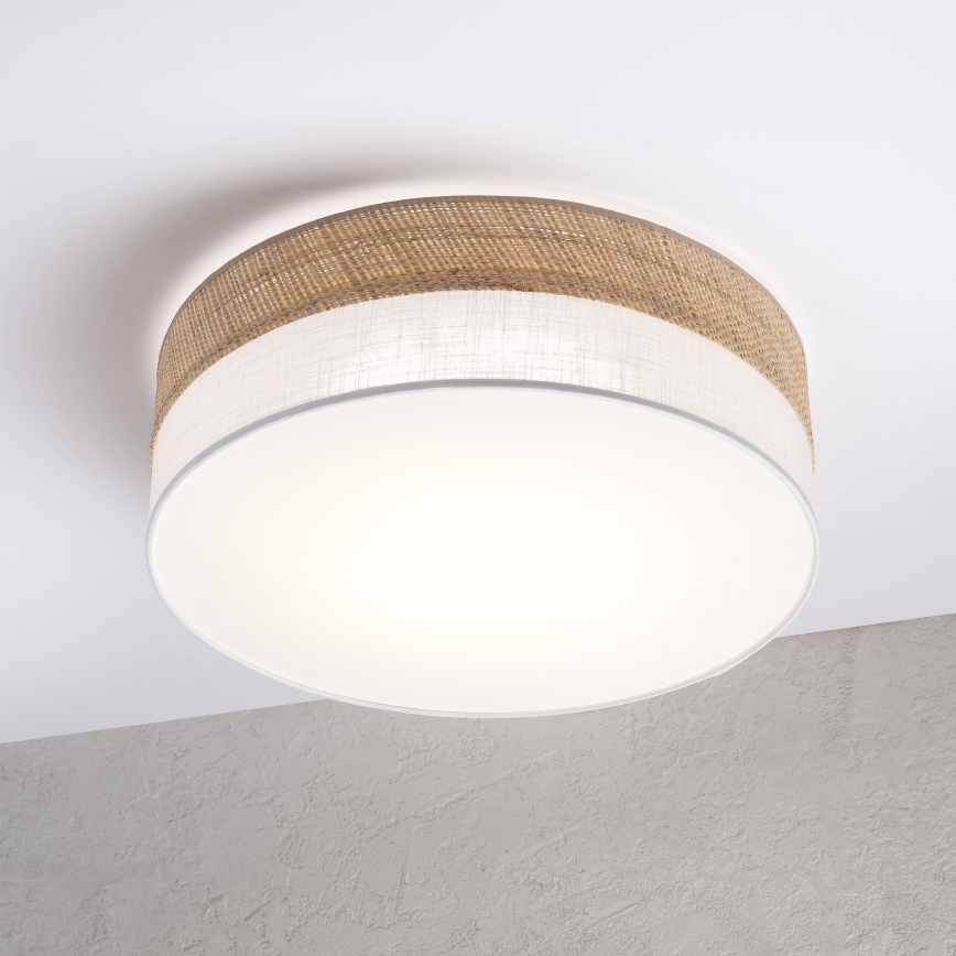 Lampa sufitowa LED SIRJA BOHO LED/36W/230V 4000K śr. 45 cm beżowa/biała