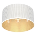 Plafon LOFT SHADE 3xE27/60W/230V biały/złoty