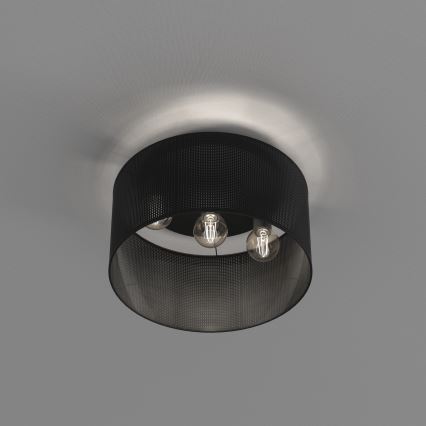 Plafon LOFT SHADE 3xE27/60W/230V czarny