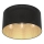 Plafon LOFT SHADE 3xE27/60W/230V czarny/złoty