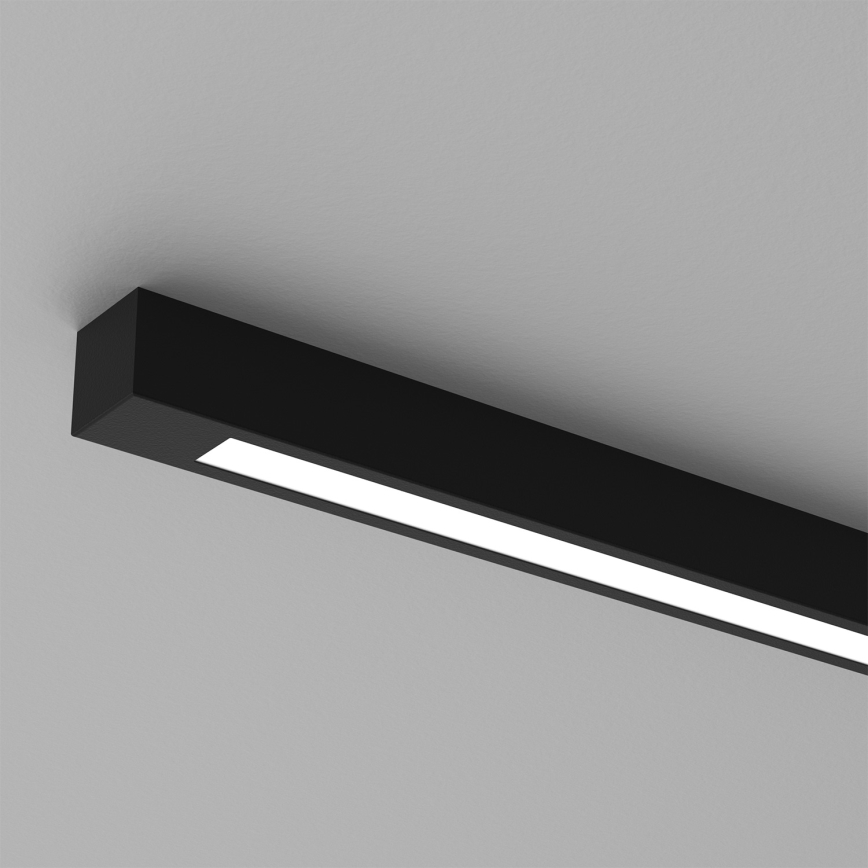 Plafon LUNGO T8 1xG13/18W/230V czarny