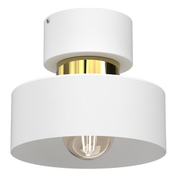 Plafon MARTI 1xE27/15W/230V biały/złoty