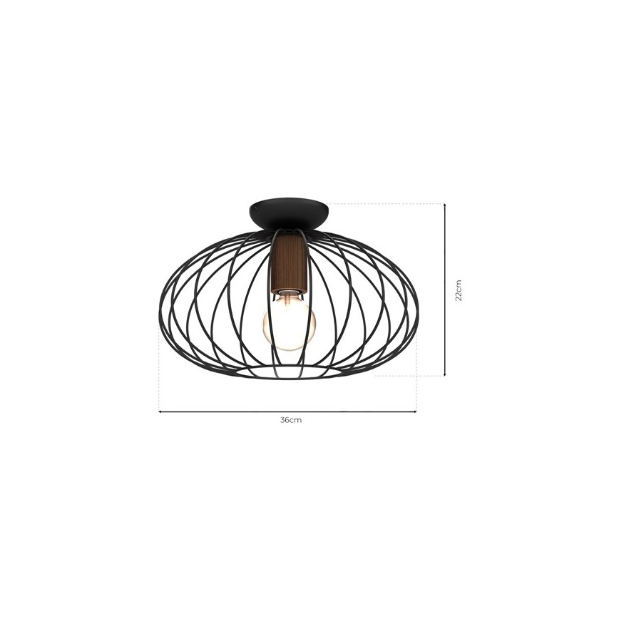 Plafon MERIDIANO 1xE27/60W/230V