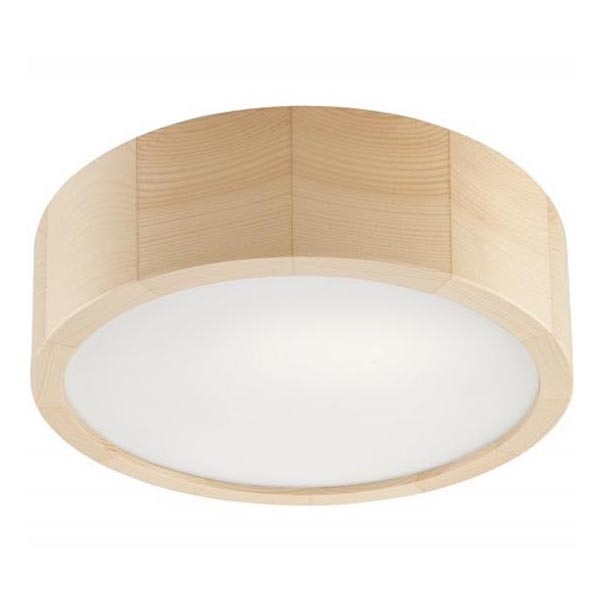 Plafon NATURAL 1xE27/60W/230V ø 27 cm sosna