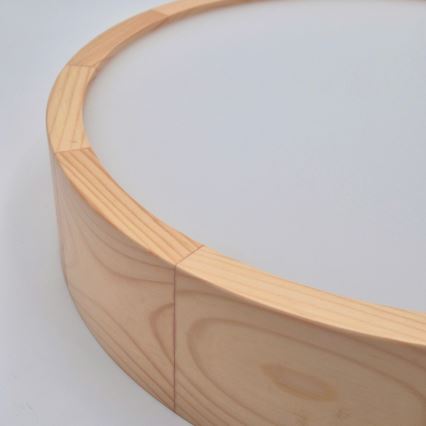 Plafon NATURAL 2xE27/60W/230V ø 37 cm sosna