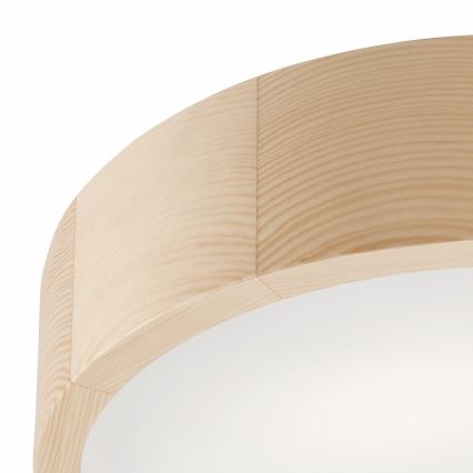 Plafon NATURAL 2xE27/60W/230V ø 37 cm sosna