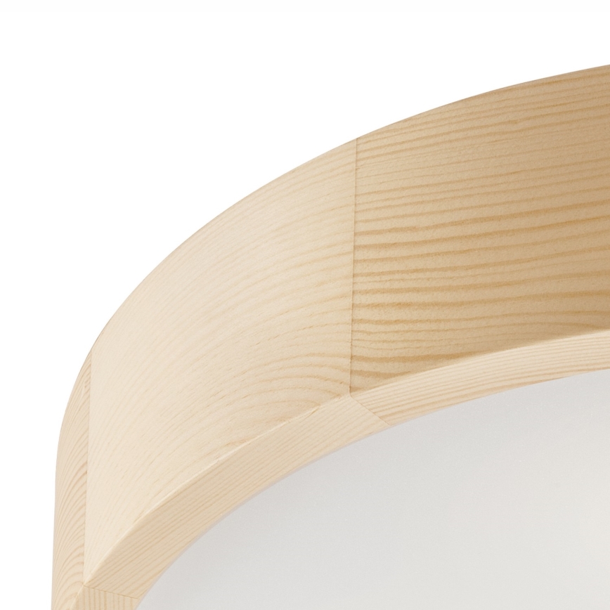 Plafon NATURAL 3xE27/60W/230V ø 47 cm sosna