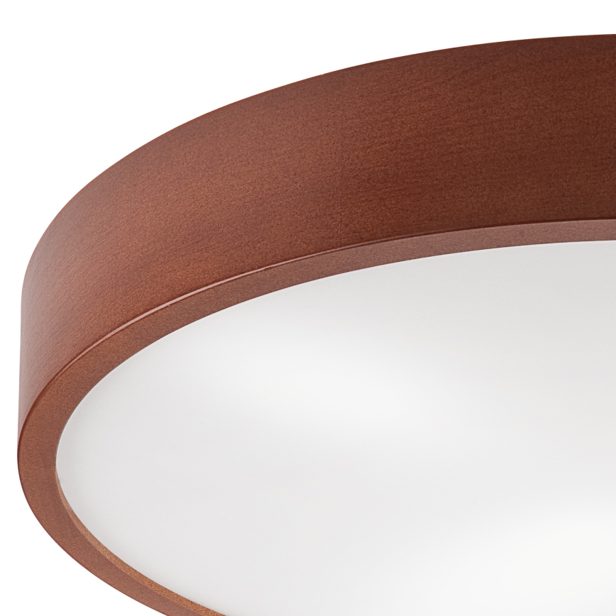 Plafon NATURAL 4xE27/60W/230V ø 57,5 cm sosna/brązowy