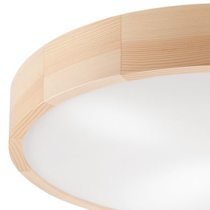 Plafon NATURAL 4xE27/60W/230V ø 57,5 cm sosna