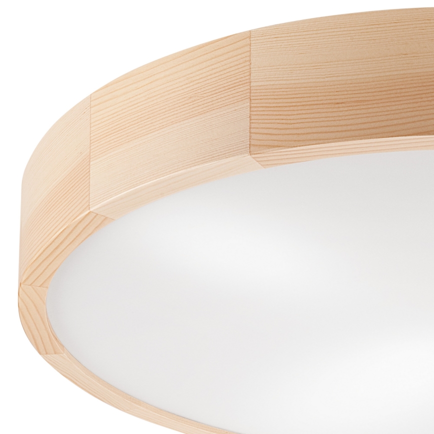 Plafon NATURAL 4xE27/60W/230V ø 57,5 cm sosna