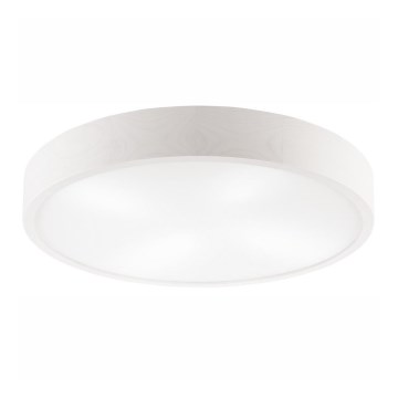 Plafon NATURAL 4xE27/60W/230V ø 57 cm biały/sosna
