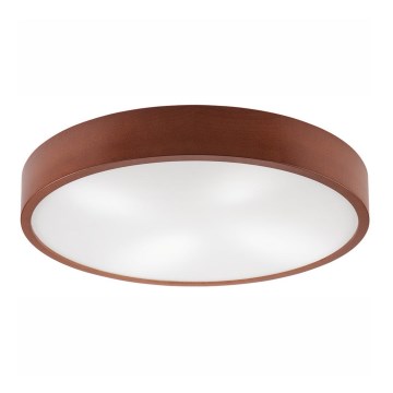Plafon NATURAL 4xE27/60W/230V ø 57 cm sosna/brązowy