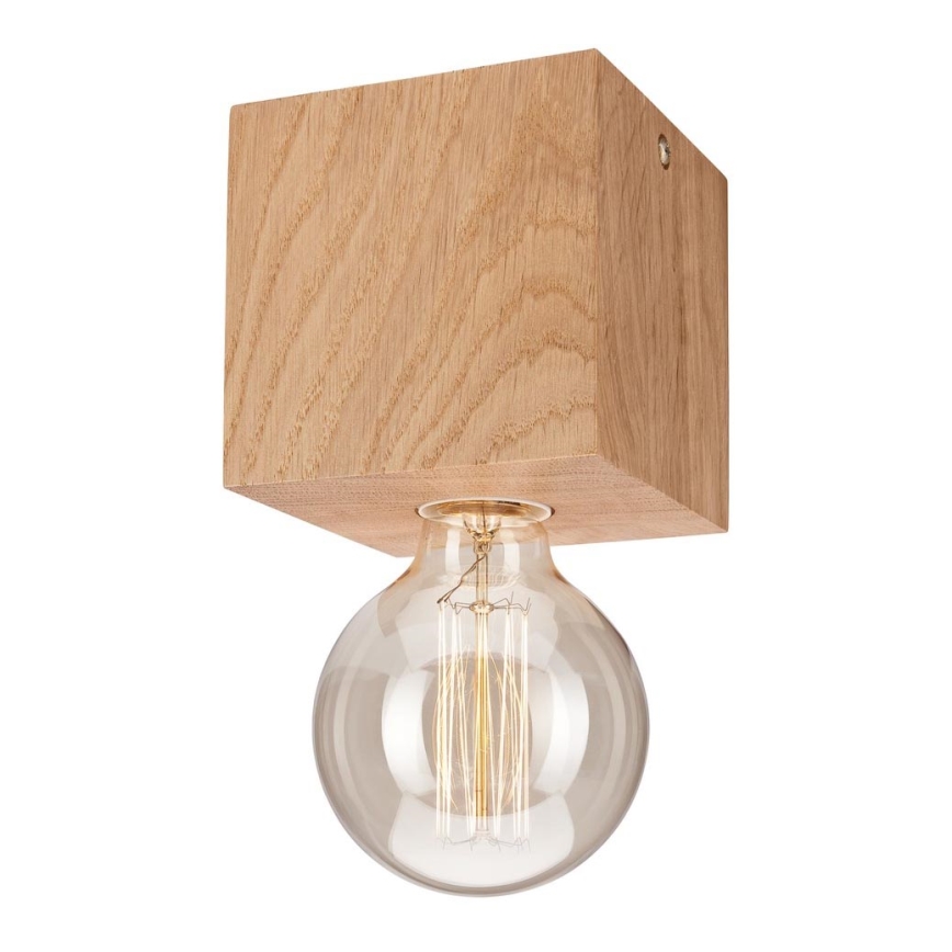 Plafon OAK 1xE27/60W/230V dąb