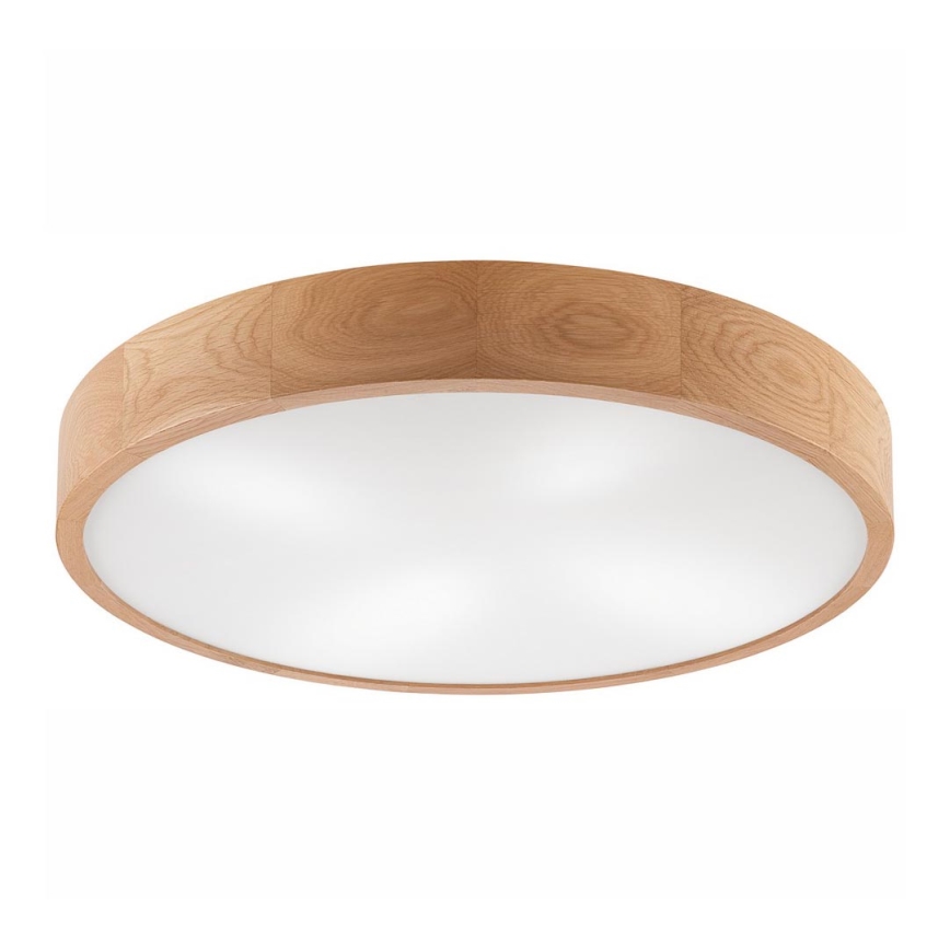 Plafon OAK 4xE27/60W/230V ø 57,5 cm dąb