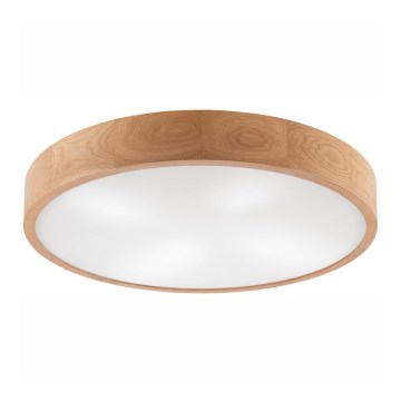 Plafon OAK 4xE27/60W/230V ø 57 cm dąb