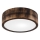 Plafon OAK SMOKY 1xE27/15W/230V ø 27,5 cm dąb/ciemnobrązowy