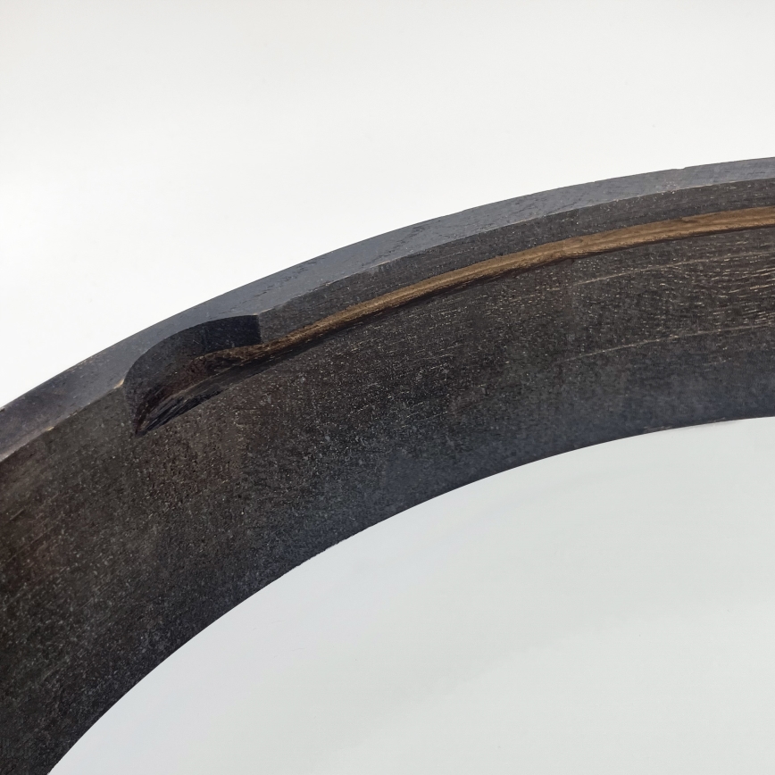 Plafon OAK SMOKY 1xE27/15W/230V ø 27,5 cm dąb/ciemnobrązowy