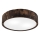 Plafon OAK SMOKY 2xE27/15W/230V ø 37,5 cm dąb/ciemnobrązowy