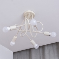 Plafon OXFORD 5xE27/15W/230V kremowy