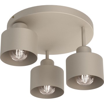 Plafon PARKLA 3xE27/15W/230V beżowy