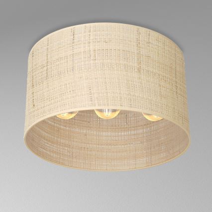 Plafon RATTAN natynkowy 3xE27/60W/230V rattan