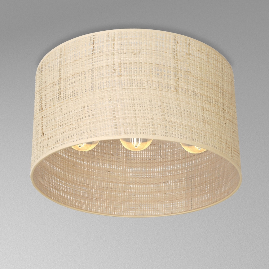 Plafon RATTAN natynkowy 3xE27/60W/230V rattan