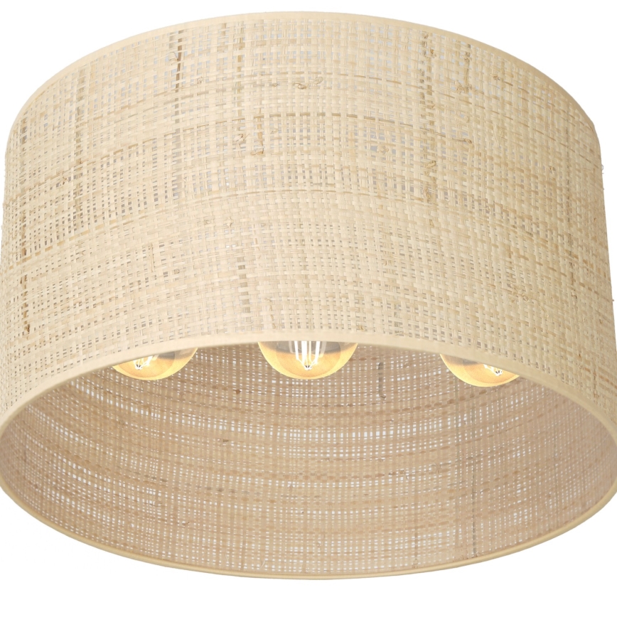 Plafon RATTAN natynkowy 3xE27/60W/230V rattan