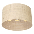 Plafon RATTAN natynkowy 3xE27/60W/230V rattan