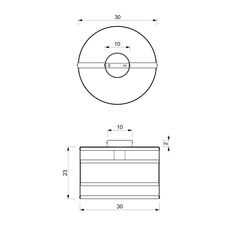 Plafon RIM 1xE27/60W/230V