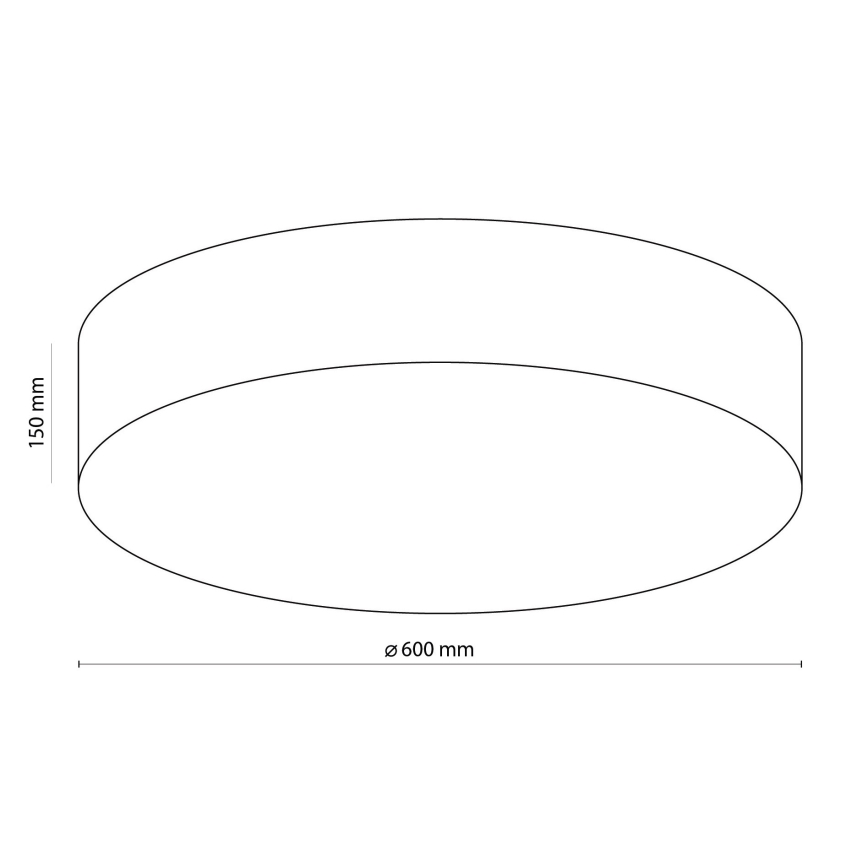 Plafon RONDO 4xE27/15W/230V