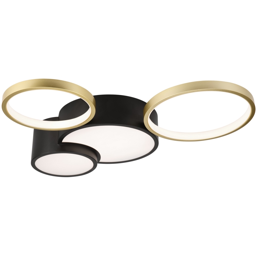 Plafon ściemnialny ALIZEE LED/30W/230V 3000-6500K czarny/złoty