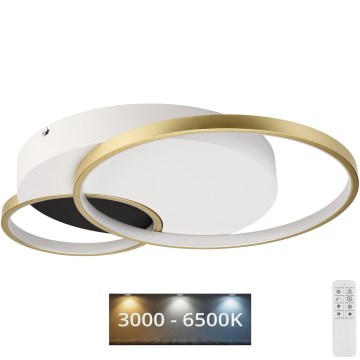 Plafon ściemnialny BENITO LED/31W/230V 3000-6500K biały/złoty