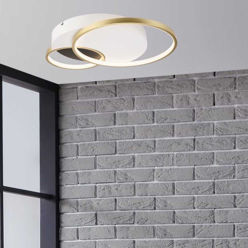 Plafon ściemnialny BENITO LED/31W/230V 3000-6500K biały/złoty